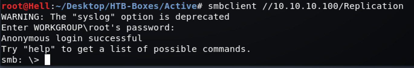 smbclient-connection